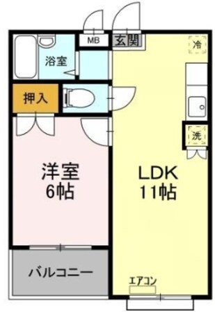 コーポラス石井の物件間取画像